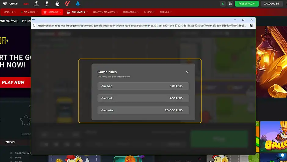 888Starz Chicken Road 2 Czy warto spróbować 
