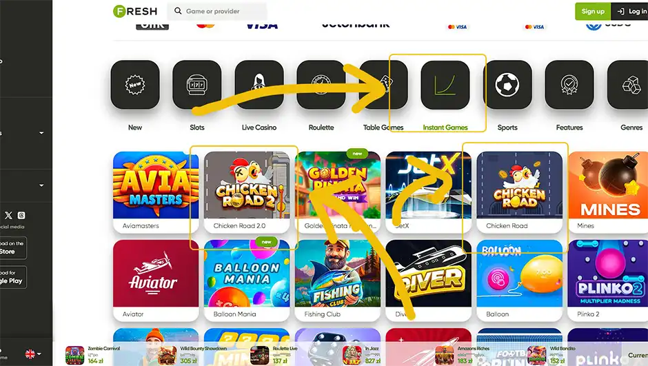 Fresh Casino Chicken Road Jak znaleźć