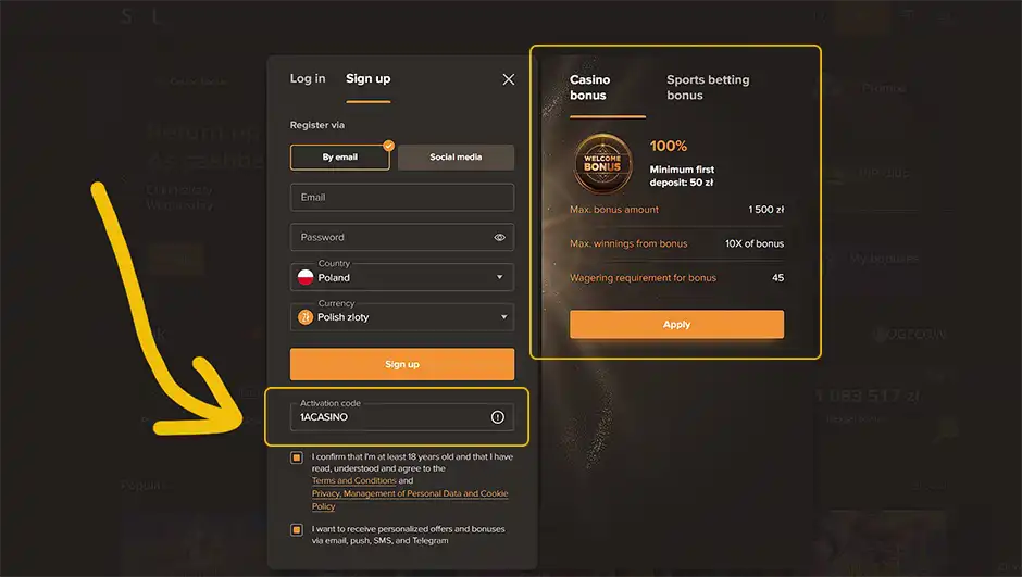 Sol Casino Chicken Road Bonus powitalny
