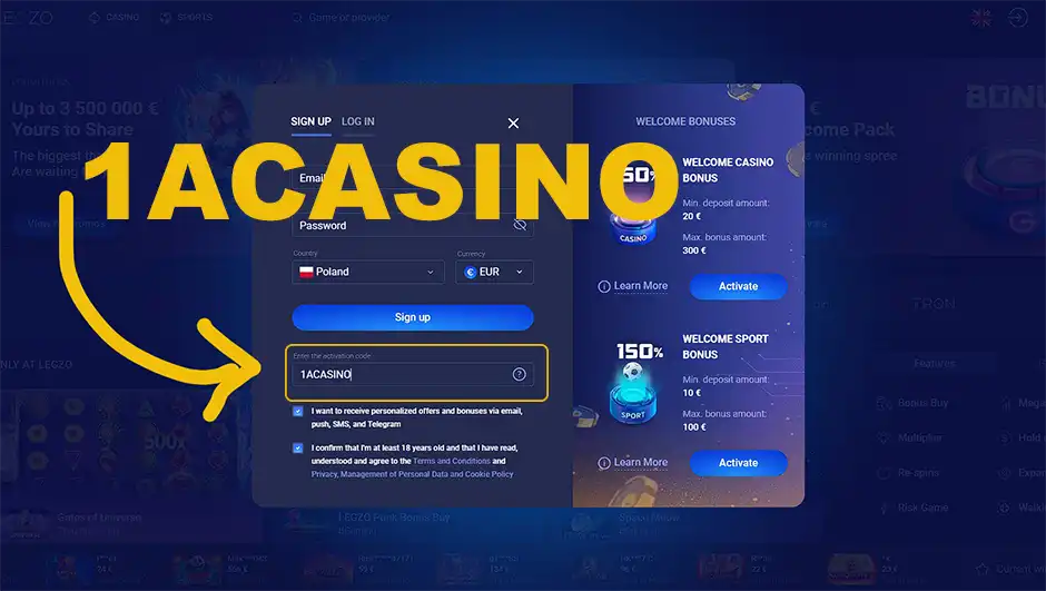 Legzo Casino Chicken Road kod promocyjny